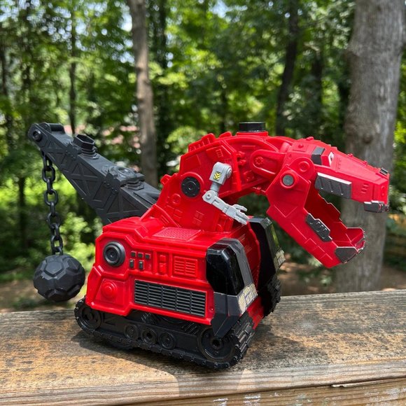 Dinotrucks reptool control Ty Rux red ex wrecking ball with sound NO REMOTE - Picture 1 of 5